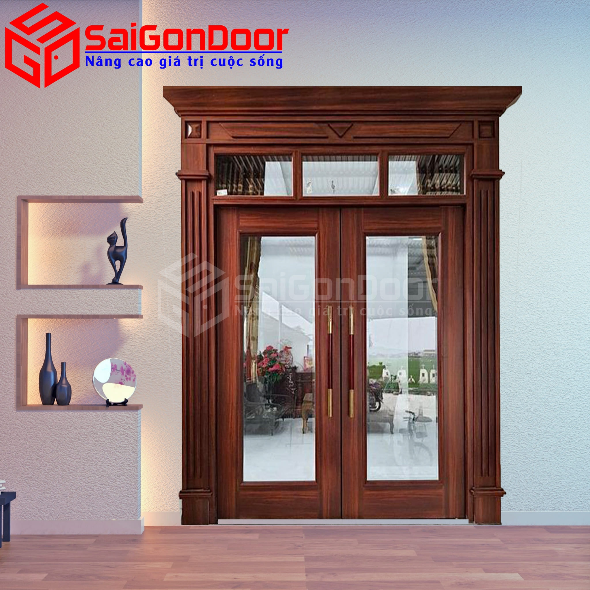 Tại sao nên chọn cửa thép vân gỗ cho ngôi nhà hiện đại?